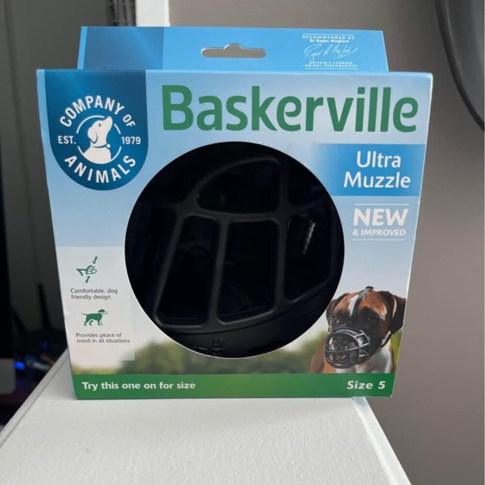 New Baskerville Muzzle size 5